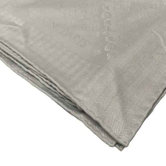 Auth LOUIS VUITTON Shawl Evermore M77647 Silver - QB2282 Scarf Silk Wool - Picture 7 of 7